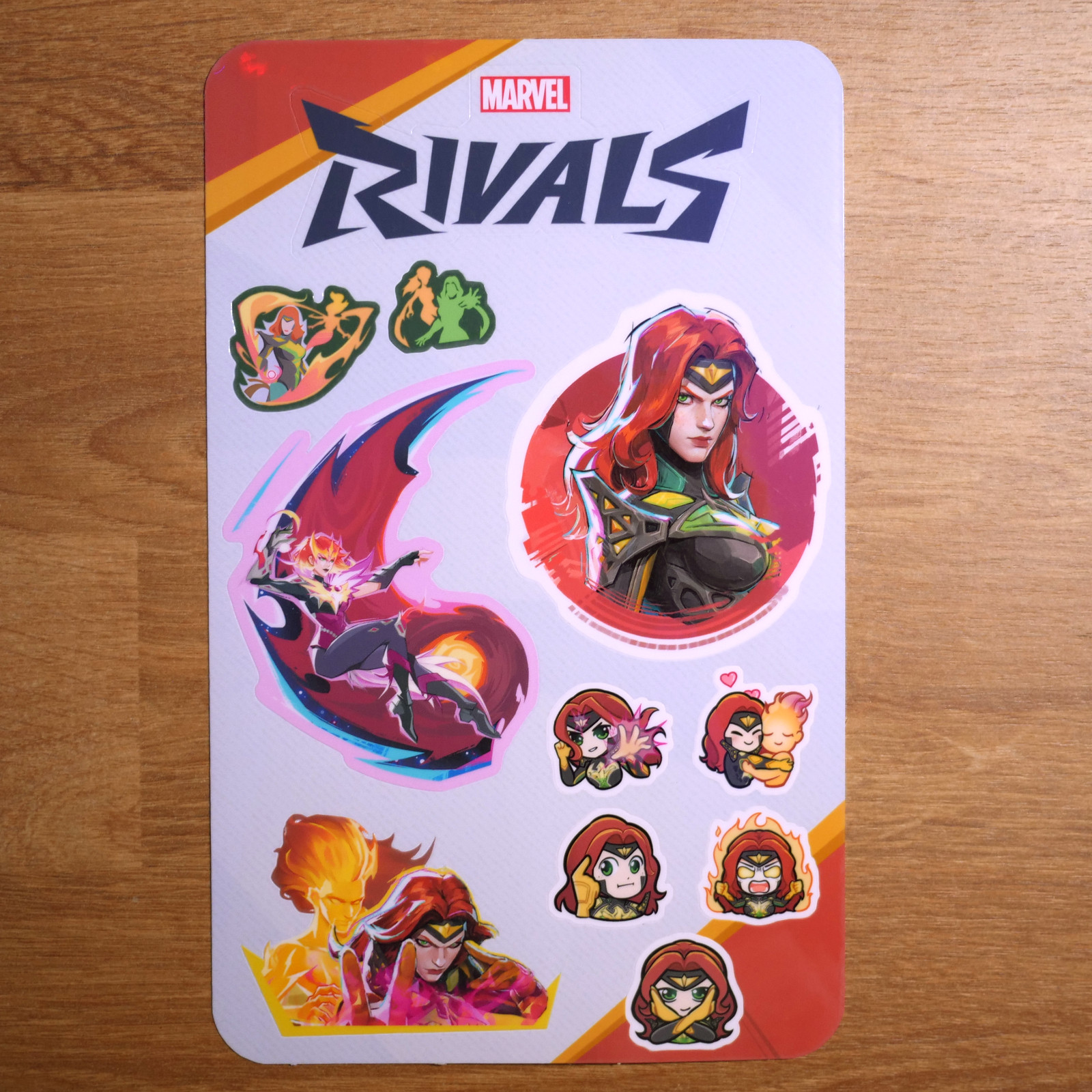 Marvel Rivals Phoenix (Jean Grey) X-Men Sticker Sheet