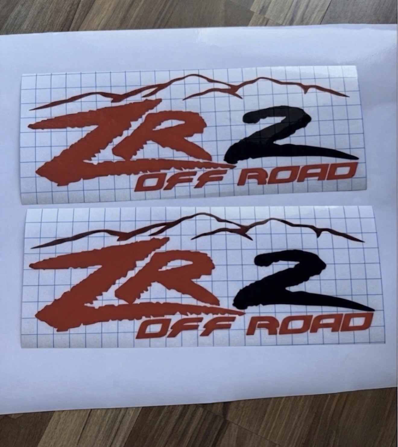 X 2 ZR Decal ,for Chevy ZR2 11” X 4” Car Sticker Decal Vinyl Nice