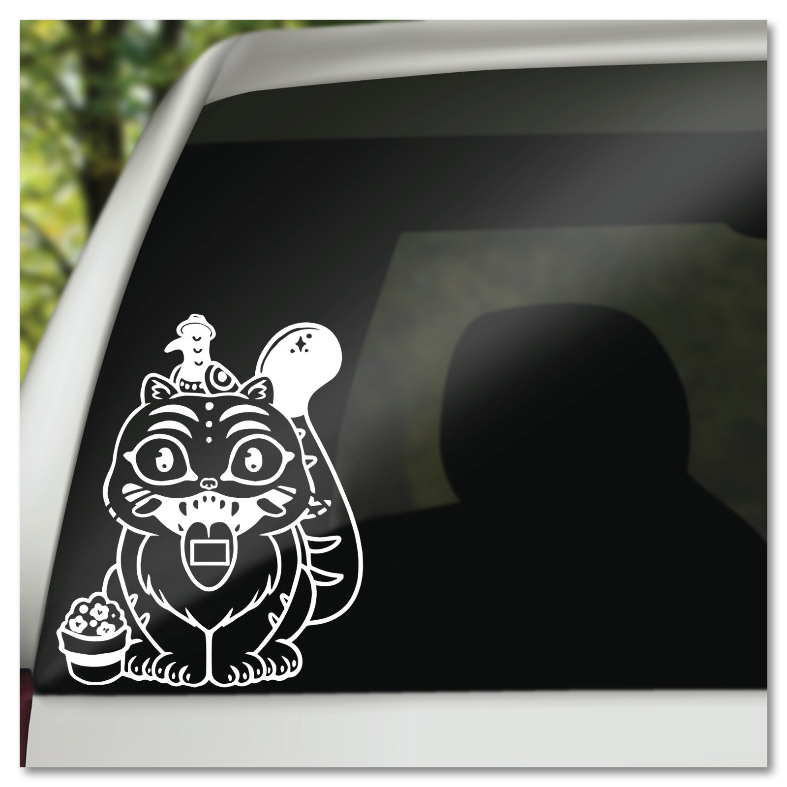 6" K-Pop Demon Hunters Derpy Tiger & Sussie Vinyl Decal Sticker