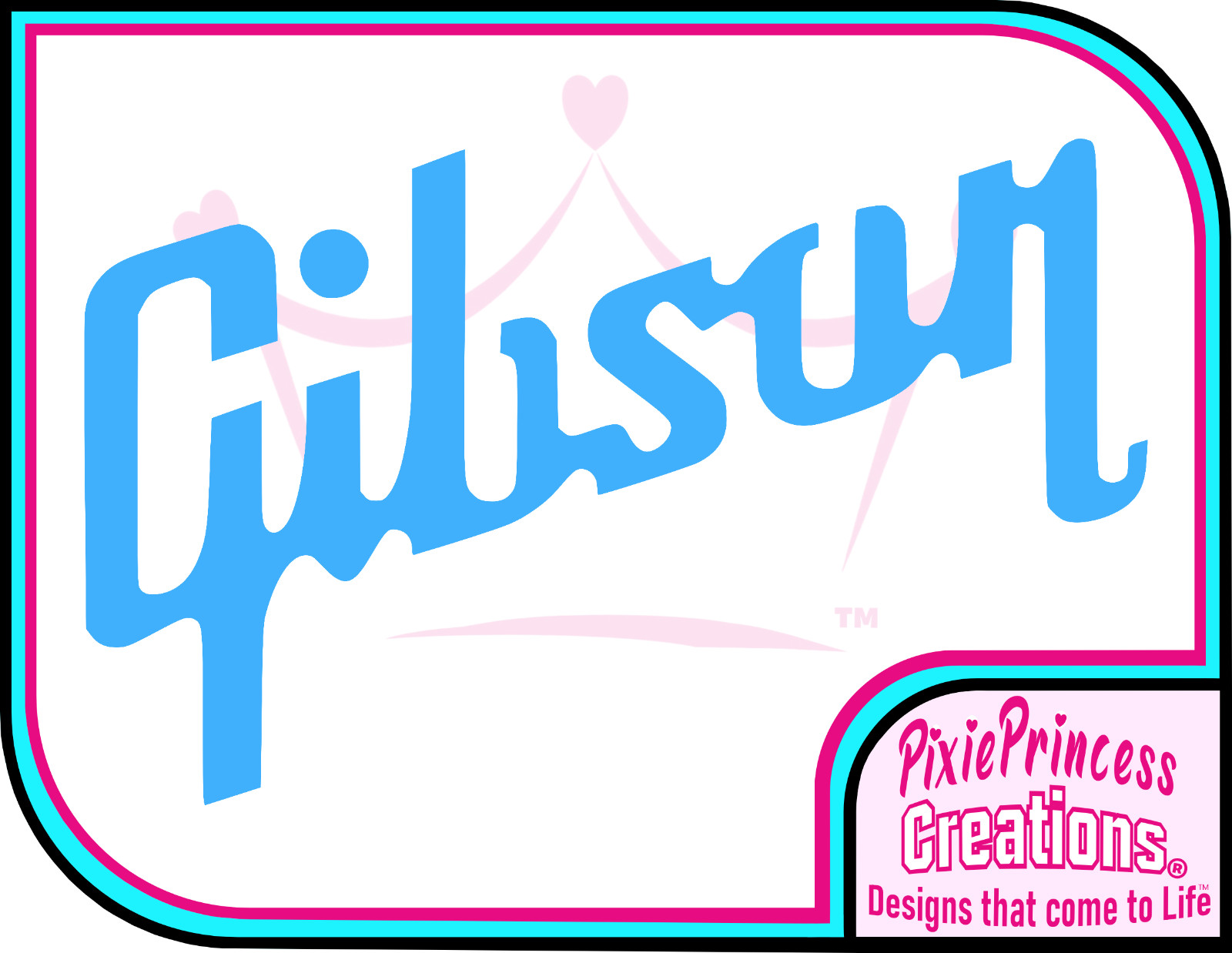 Gibson Guitar Bass Logo A Vinyl Sticker Laptop Tablet Bin Wall Art Window Music