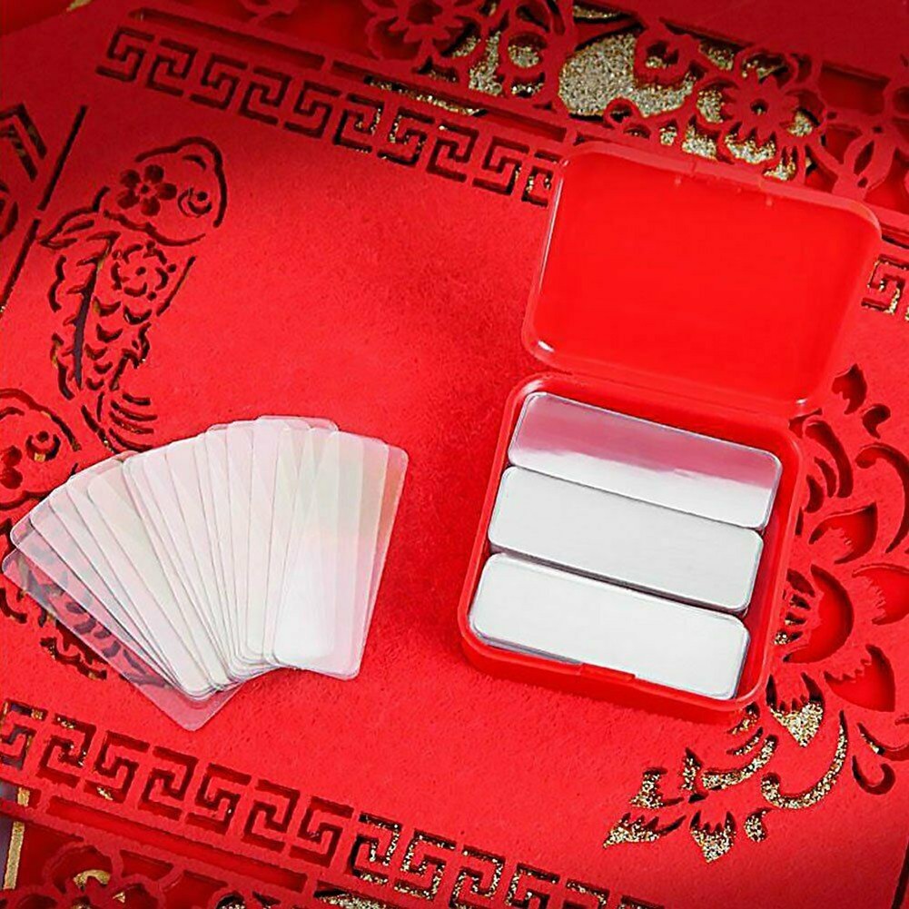 Convenient 60PCS/BOX Double Sided Sticky Tape Strong Hold Easy to Apply