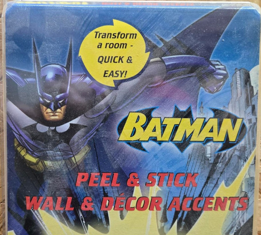 Batman Peel and Stick Decal Accents Wall Decor DC Comics Super Hero WT1063SCS