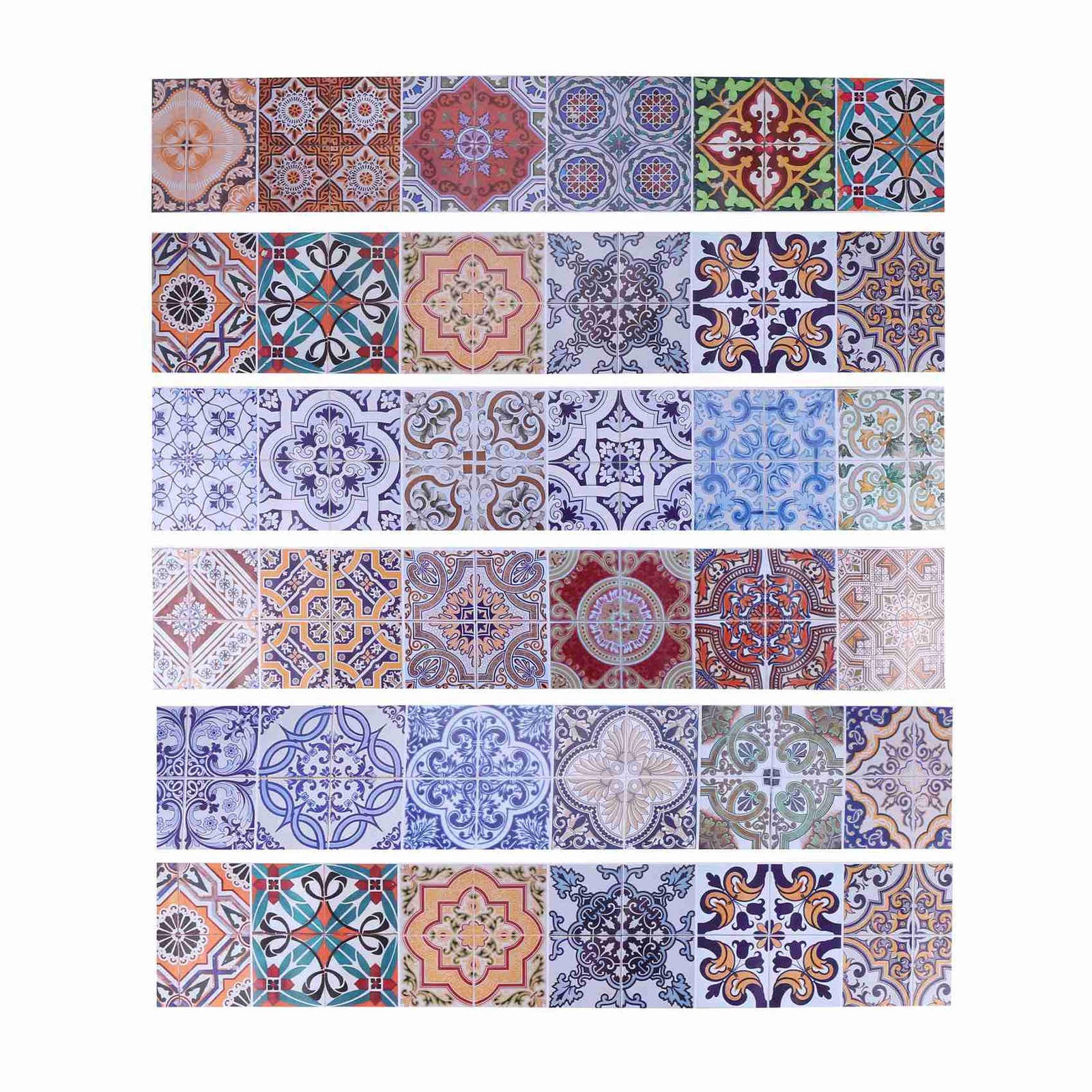 Peel and Stick Tile Backsplash Stair Riser Decals DIY Tile Decals Mexican3749