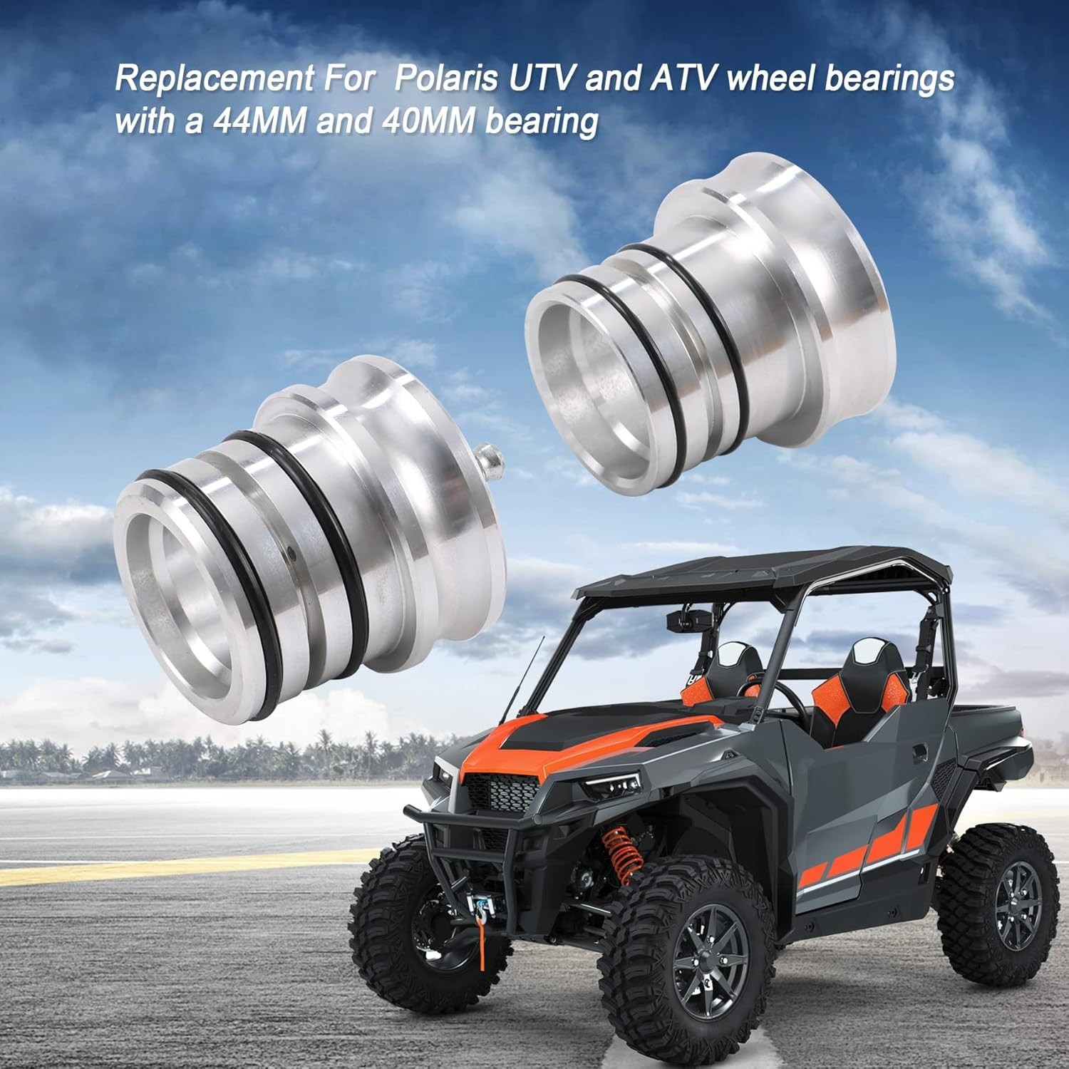 New 44/40MM Front Rear Wheel Bearing Greaser Tools Replacement for Polaris Range