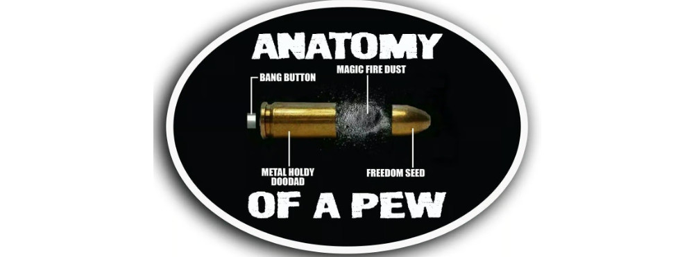 Anatomy of a Pew Sticker Decal Wall Laptop Tumbler Helmets