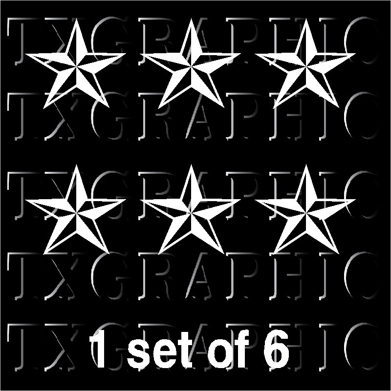 STAR DECAL VINYL STICKER NAUTICAL DECORATION MOON CAR BOAT LAPTOP WALL