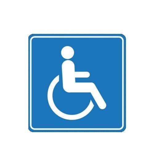 Handicap Parking Sign Sticker disability
