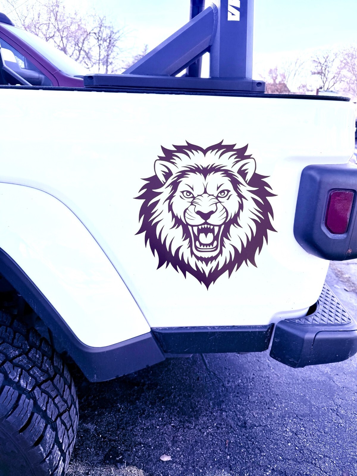 LION ROAR VINYL DECAL FOR Truck SUV Bumper Wall Laptop Home Decor laptop small