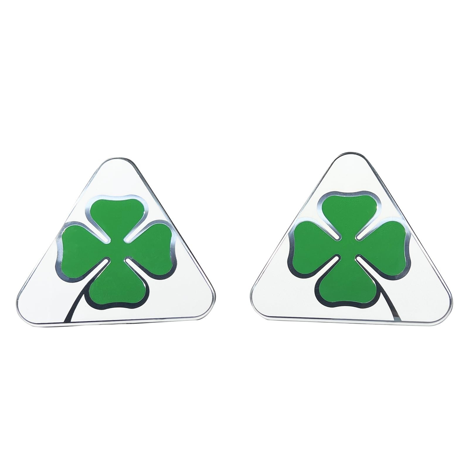 3D Four-Leaf Clover Micro-Stamp Decorative Sticker for Alfa Romeo Giulia Stel…