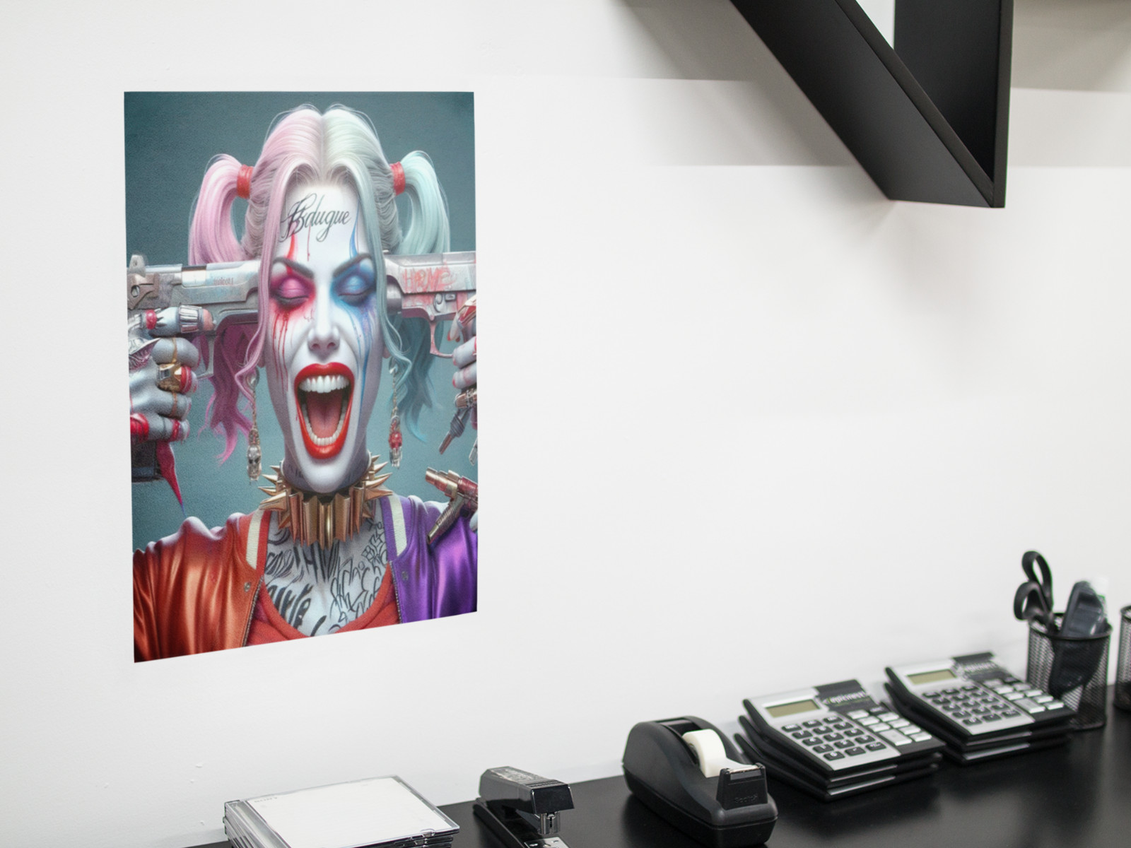 Harley Quinn Wall Vinyl Decal High Quality Graphic (Removable Adhesive Backing)