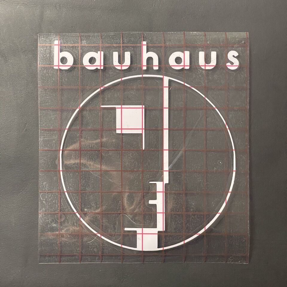 Bauhaus Car Decal Vinyl Band Logo Glossy Bumper Sticker Punk Goth New Wave 80s