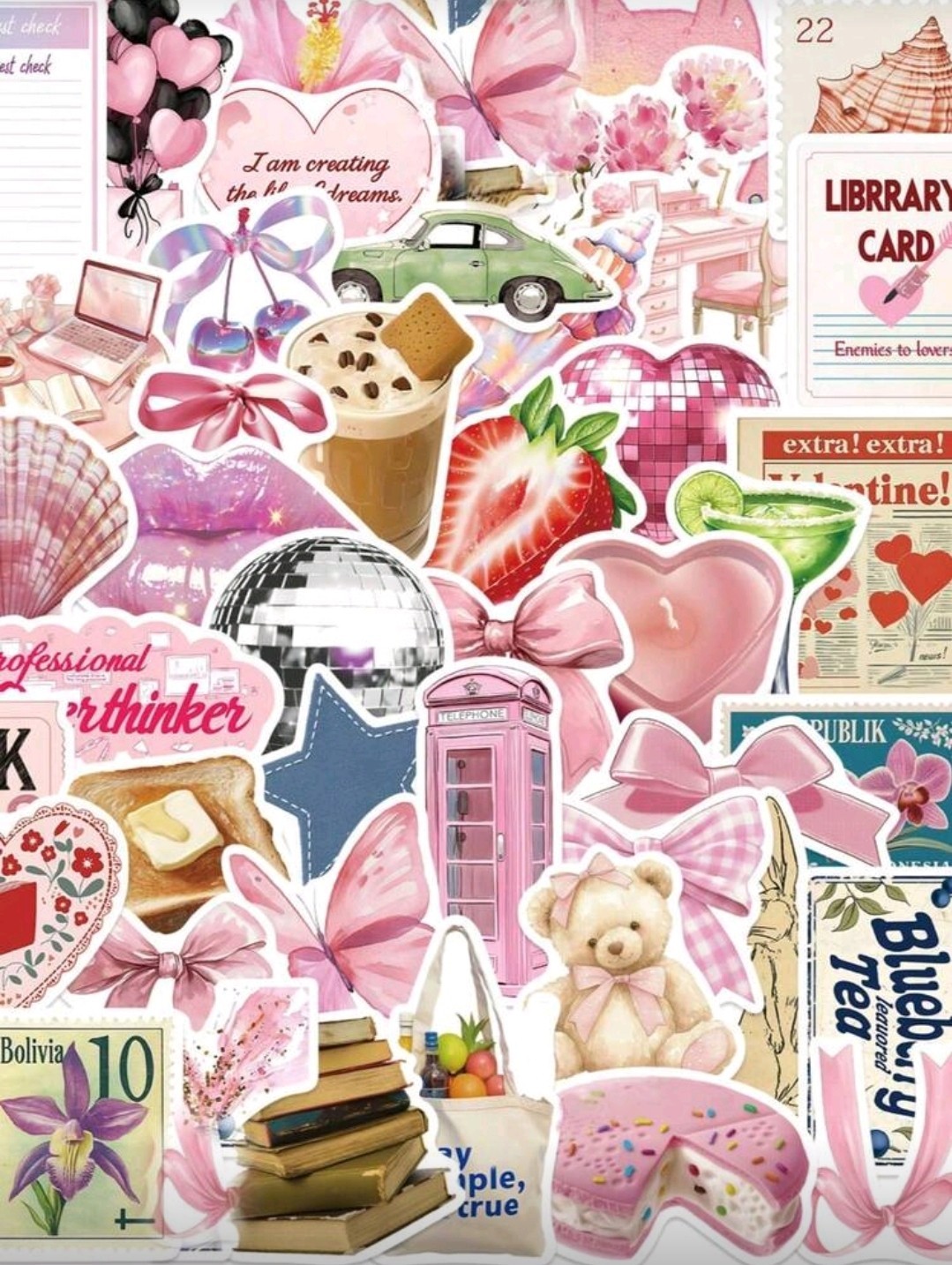 15Pcs Y2K Retro Stickers Cool Aesthetic Graffiti Waterproof Scrapbooks