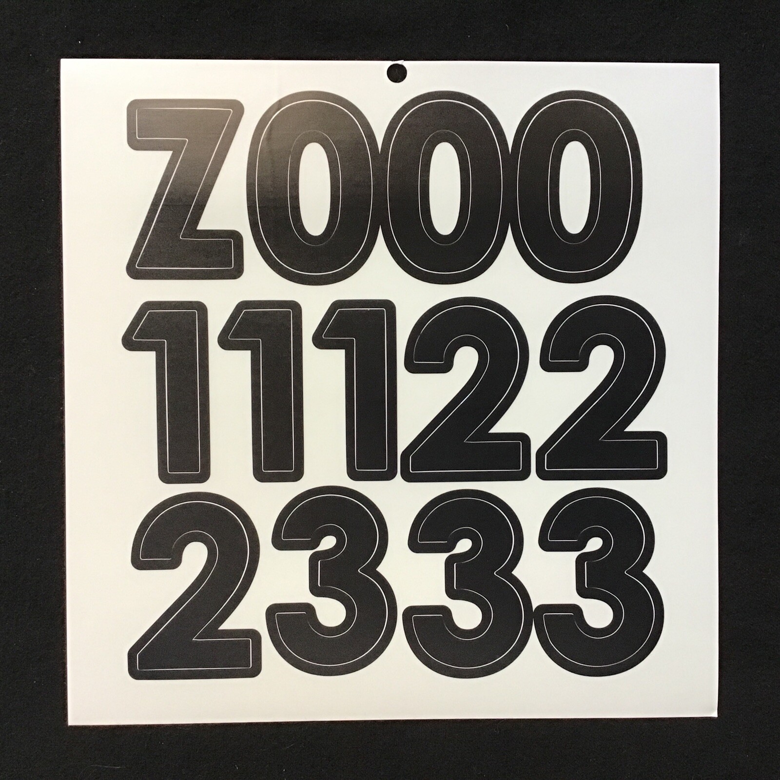 DCWV Letters & Numbers Art Create Decar Wall Sticker ( 8 pcs 104 Decals ) St-251