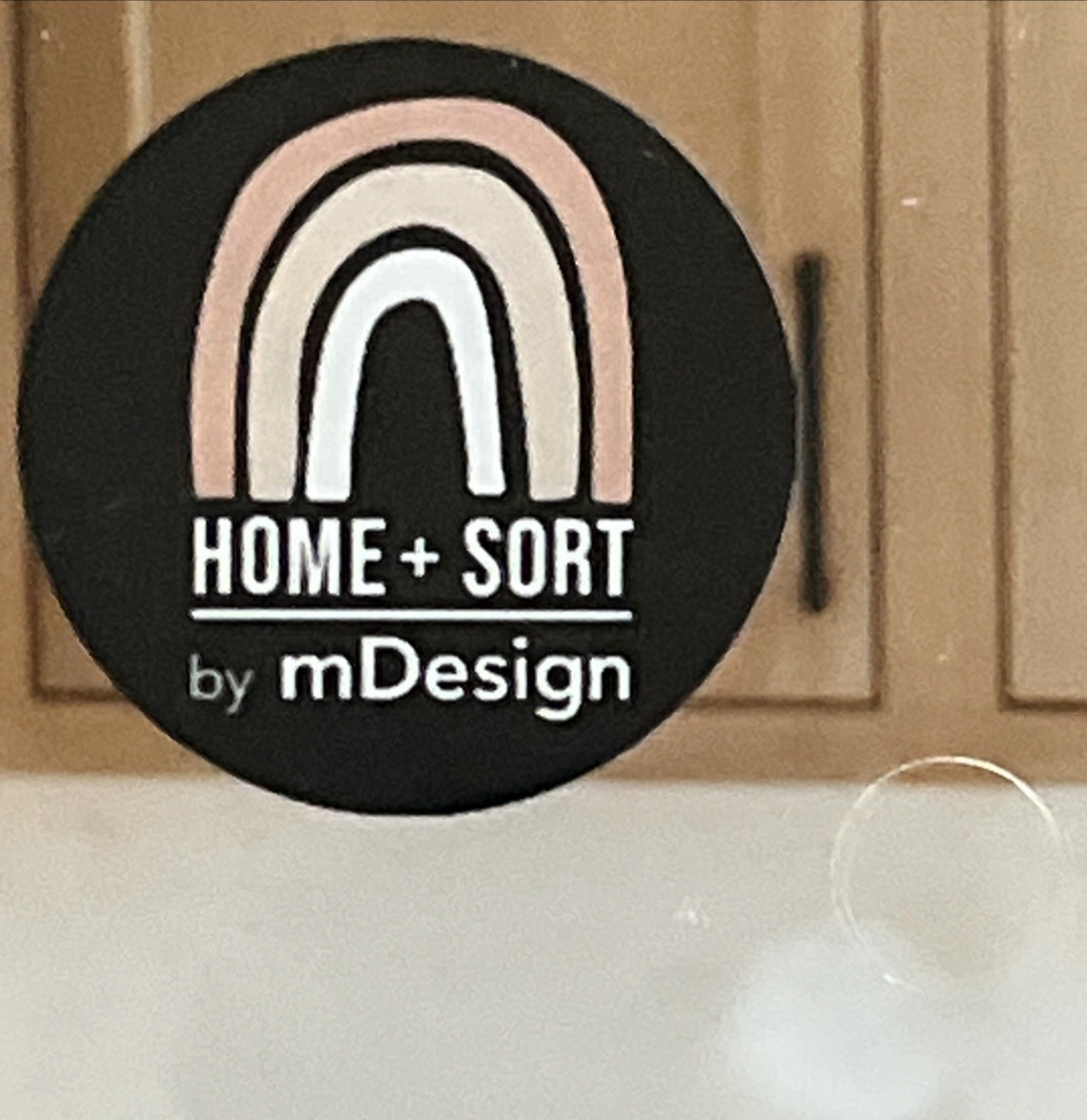 Home + Sort mDesign Pantry Label Sheets 120 Count Black W/White Lettering NIP