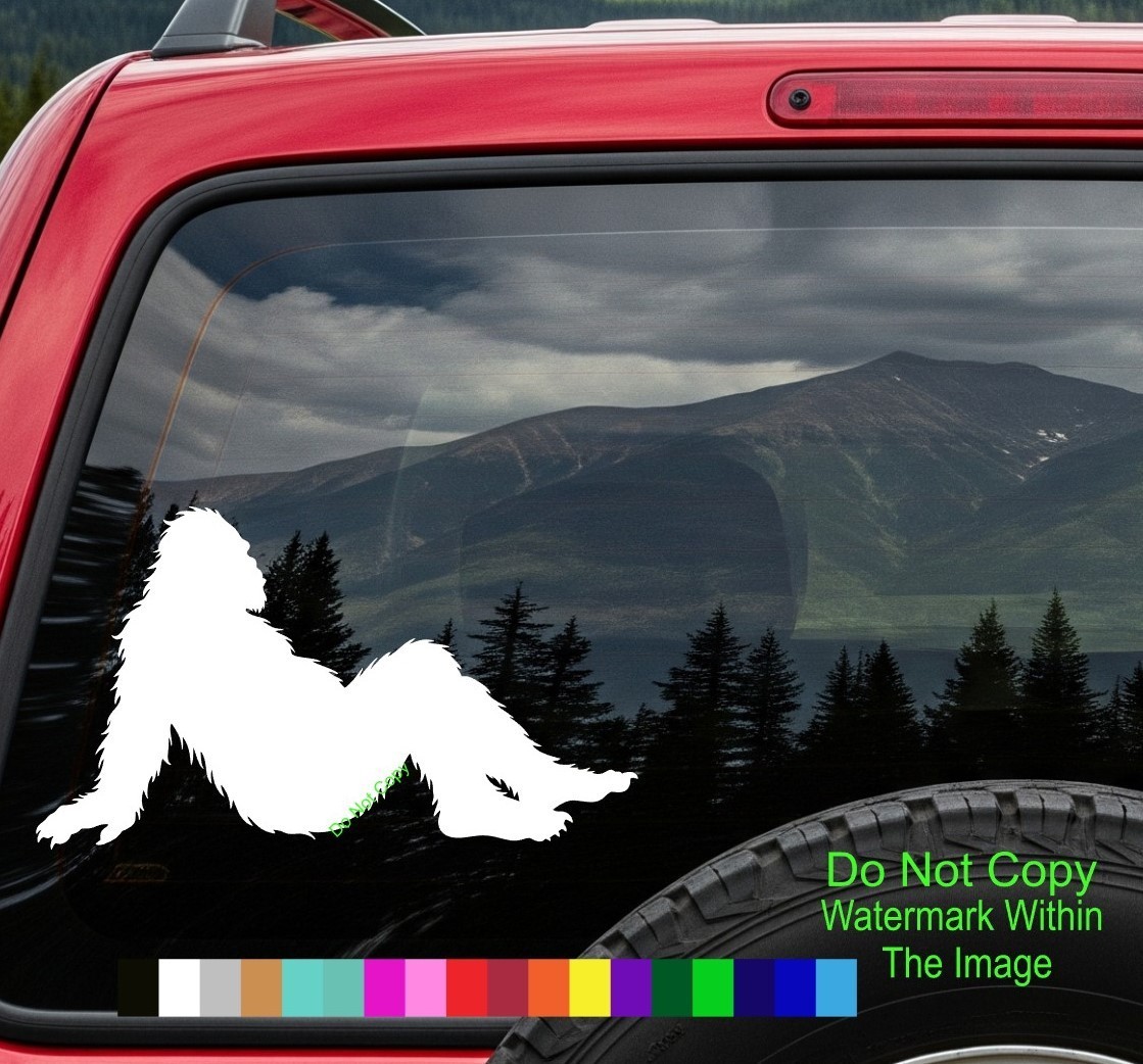 Sexy Bigfoot Decal Sticker – Reclining Sasquatch Yeti – Vinyl Car Truck Window