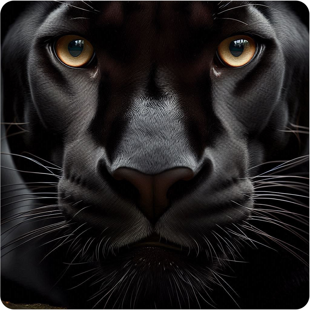 Beautiful Black Panther 100% waterproof vinyl sticker decal – many sizes