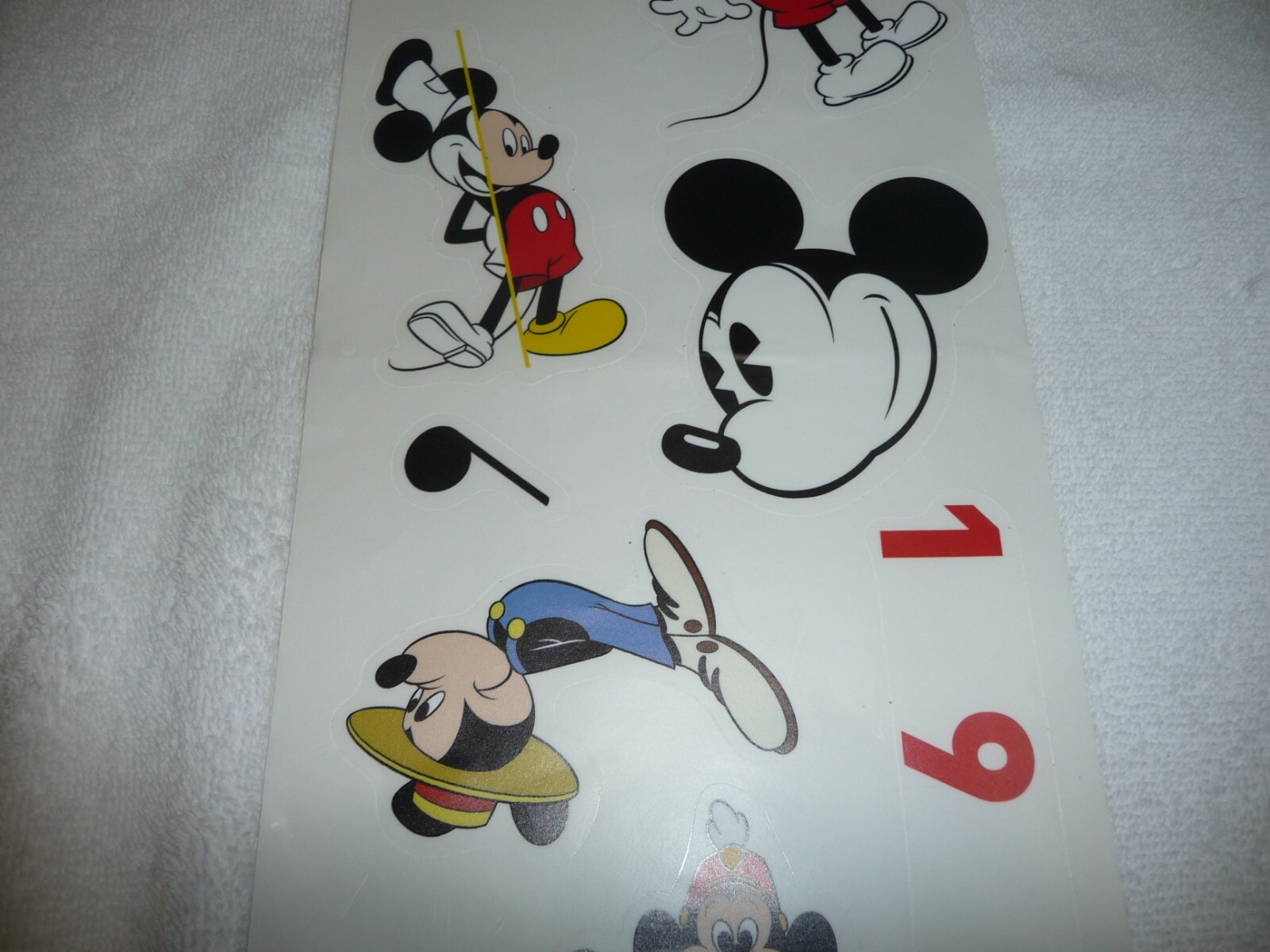 NEW 90 Years Of Magic Disney 1928 MICKEY MOUSE WALL DECALS AUTOCOLLANTS