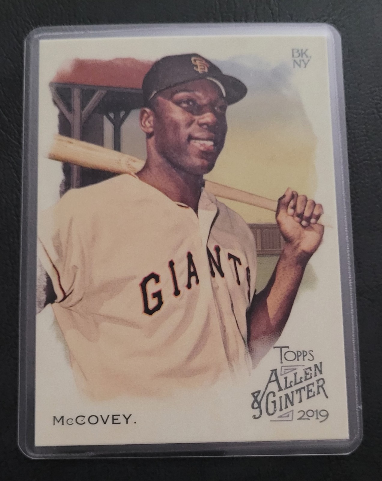 Willie McCovey HOF Fridge/Locker/Cabinet Laminated Baseball Card Magnet Giants