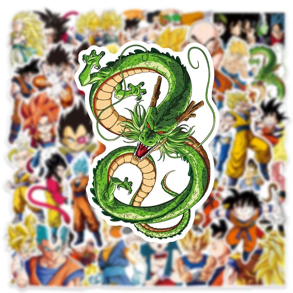 50PCS Anime Cartoon Stickers for Kids Laptop Skateboard Water Bottle Decals
