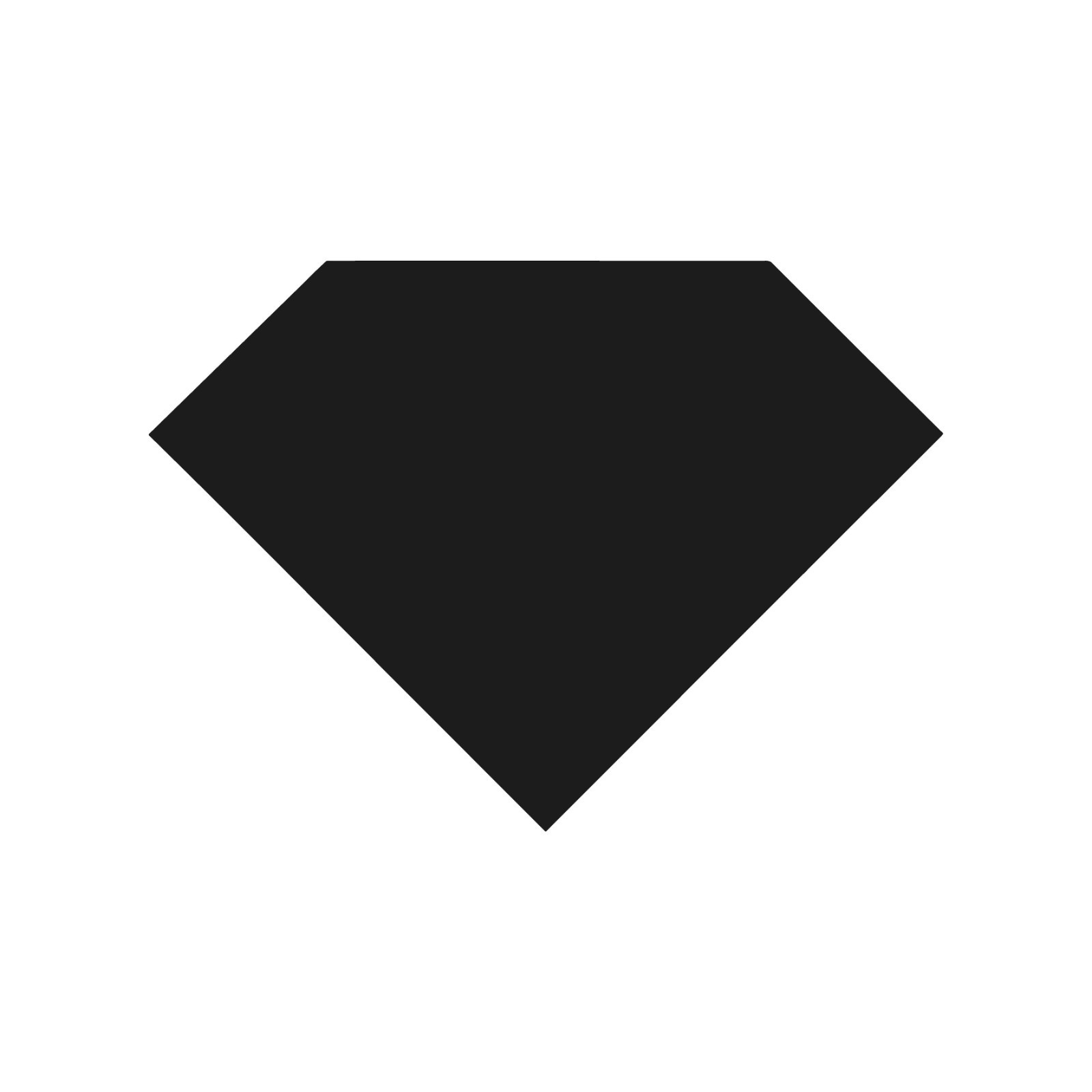 Diamond shape vinyl decal Ruby jewel gem laptop car sticker