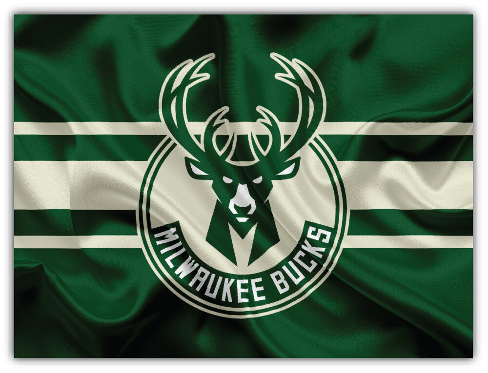 Milwaukee Bucks NBA Basketball Sport Logo Car Bumper Sticker Decal "SIZES"