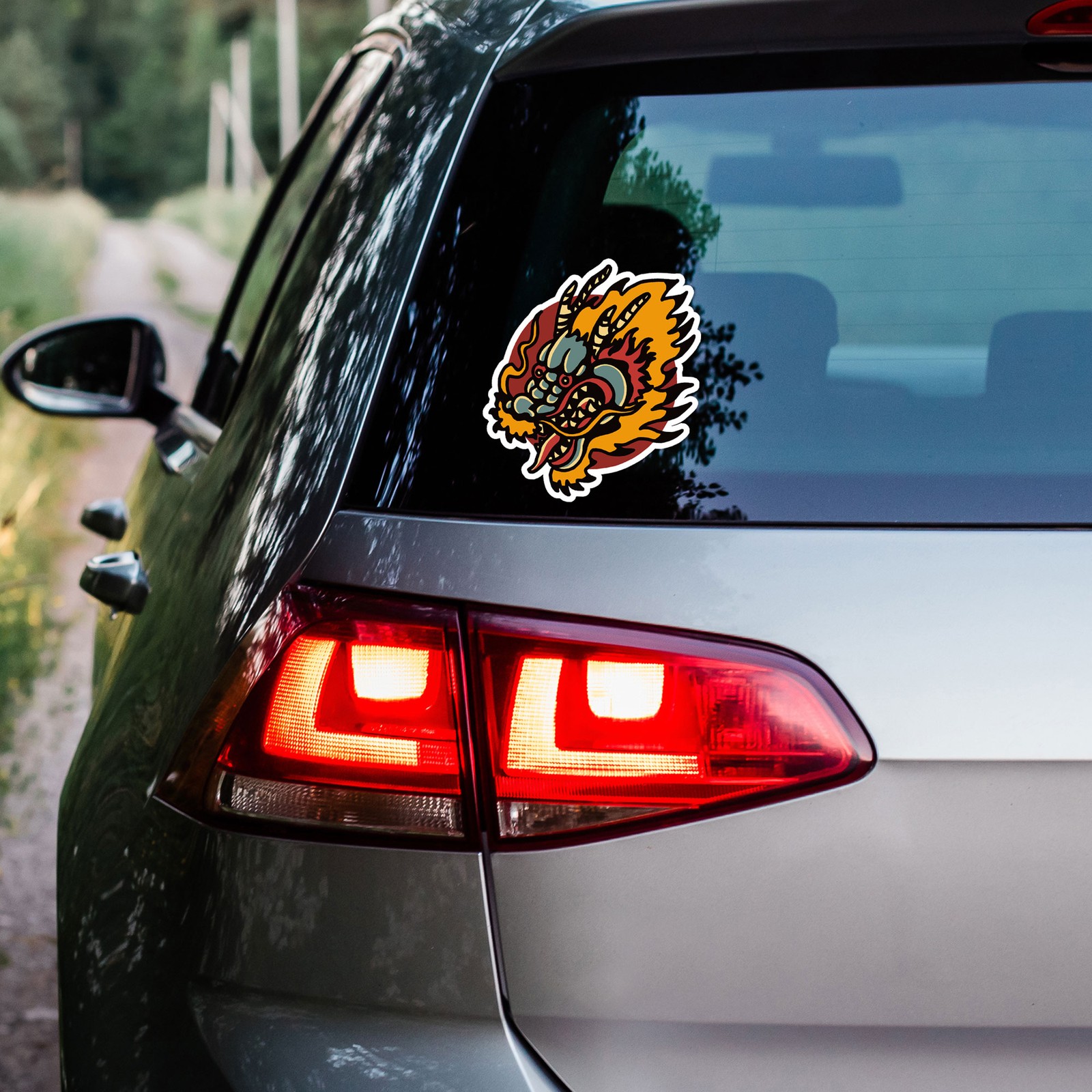 Oriental Dragon – Vinyl Decal Sticker – Car Window Laptop – ebn12659
