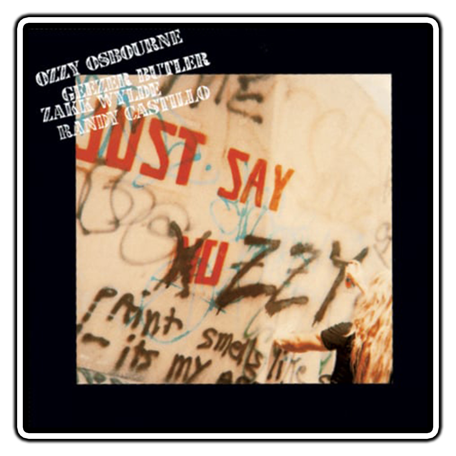 Ozzy Osbourne Just Say Ozzy Album Sticker Waterproof Vinyl Decal Die-Cut Laptop