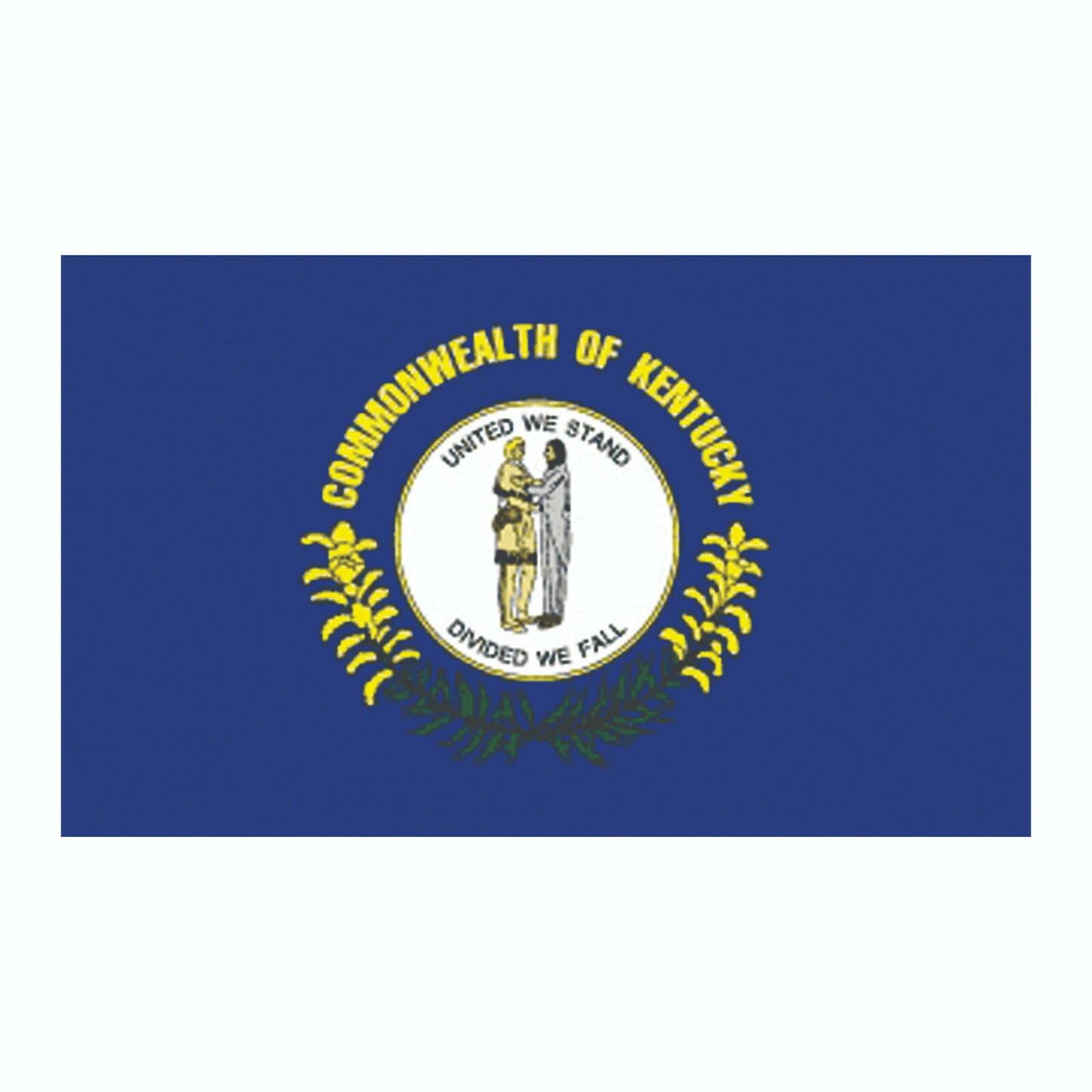 Kentucky State Flag Sticker, Decal, Bumper Sticker Vacation Sticker 3" x 5"