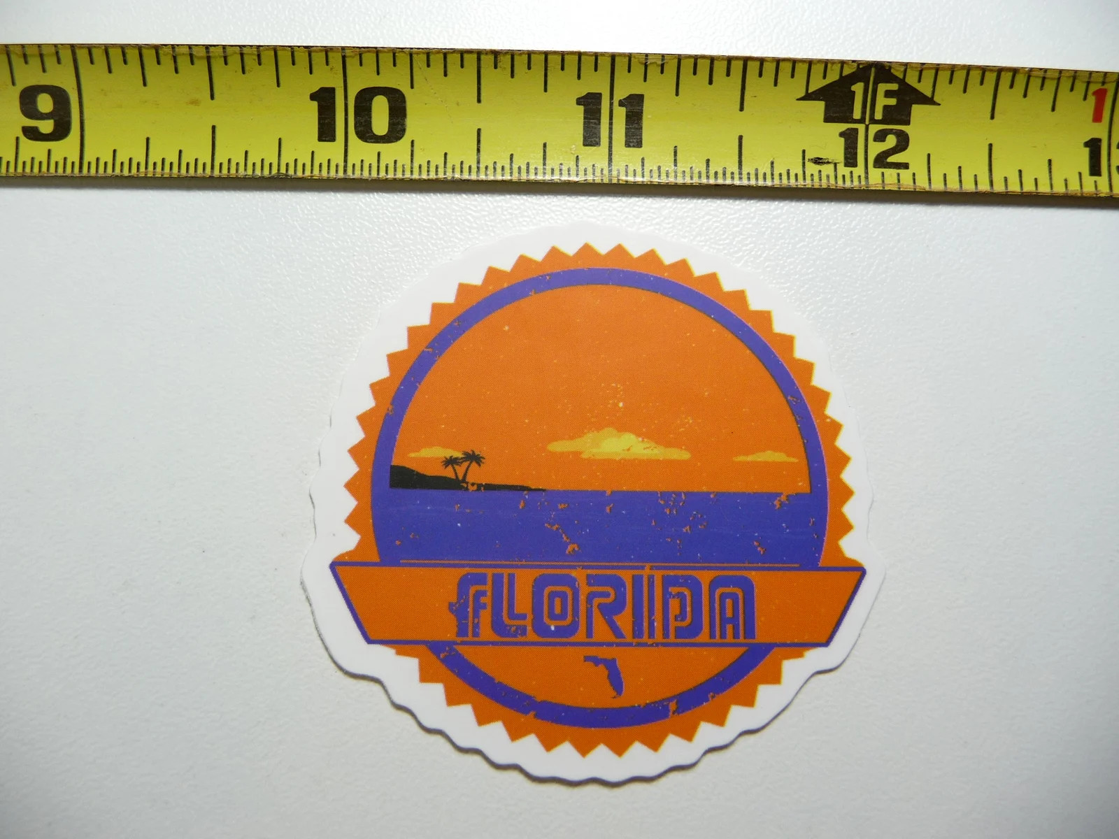 FLORIDA BEACH WATER DISTRESSED SMALL STICKER DECAL TOURISM TOURIST STATE