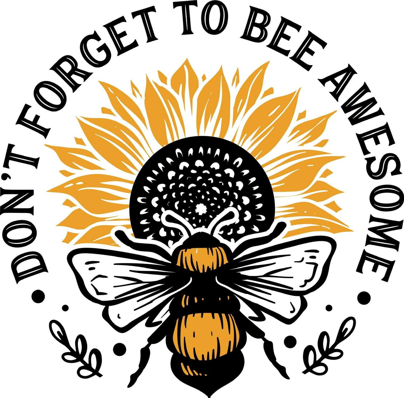 Bee Awesome Sticker Decal