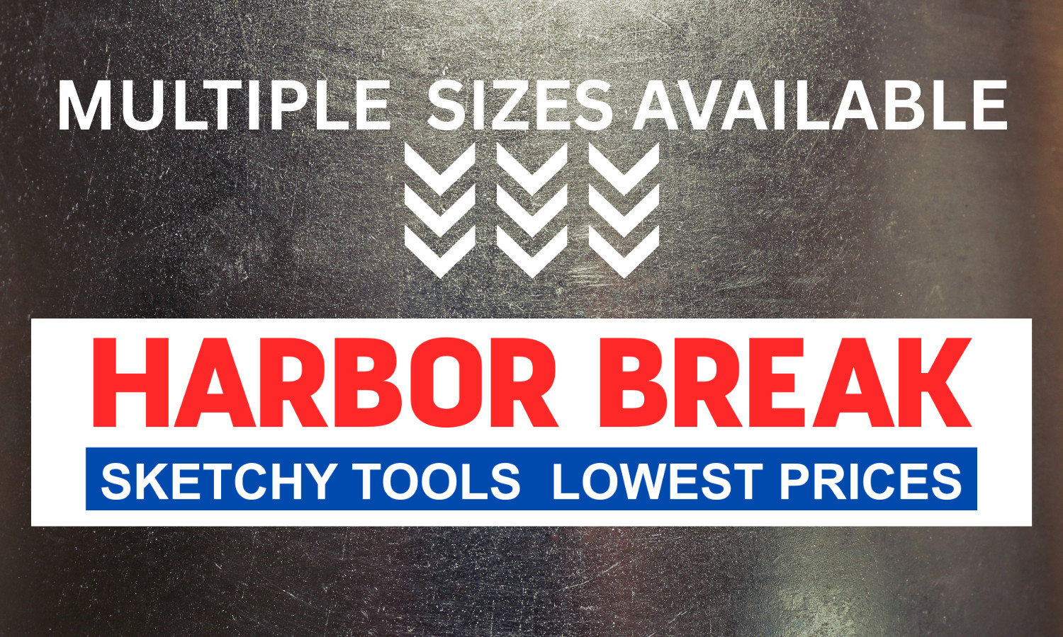 Harbor Freight Tool Parody Sticker Funny Mechanic Garage Humor Decal 6”, 8”, 10'