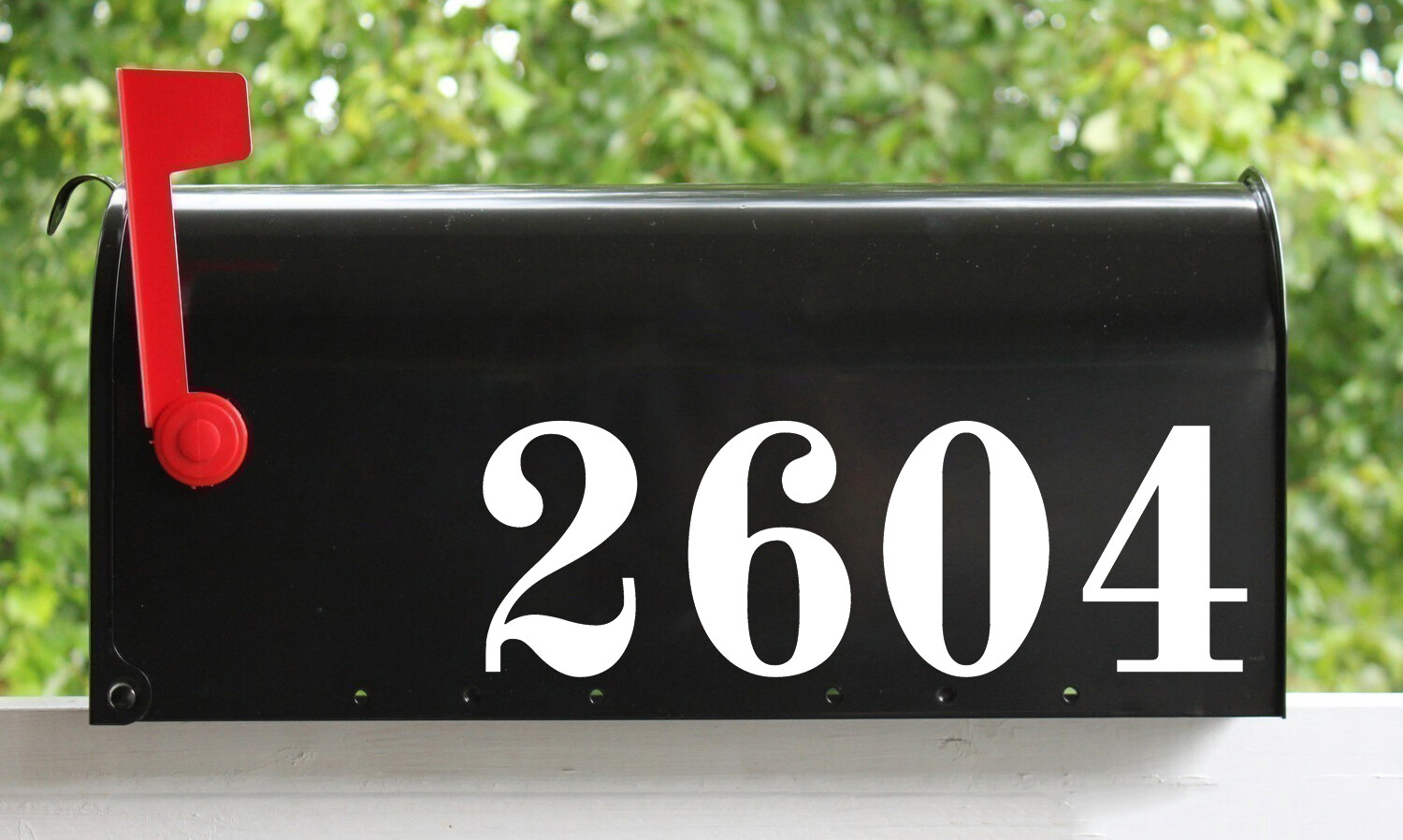 2 Sets of 1.5" Custom Mailbox Numbers Home Business Address Vinyl Die Cut Decals