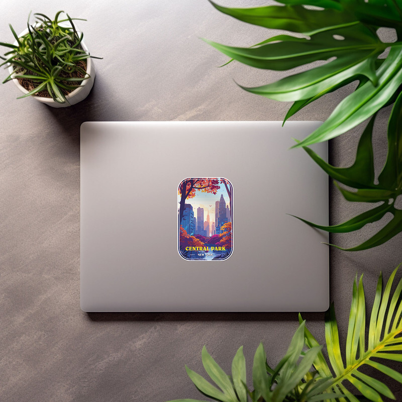 New York Central Park Car Bumper Sticker Vinyl Decal