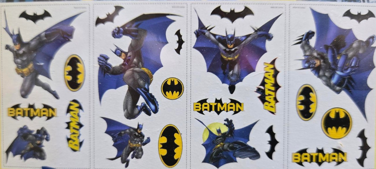 Batman Peel and Stick Decal Accents Wall Decor DC Comics Super Hero WT1063SCS