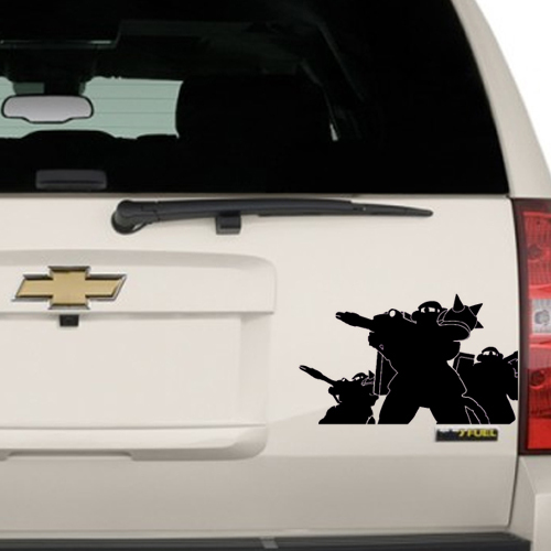 Gundam MS-06 Zaku II Decal Sticker for Car Window SUV Wall Decor Laptop Macbook