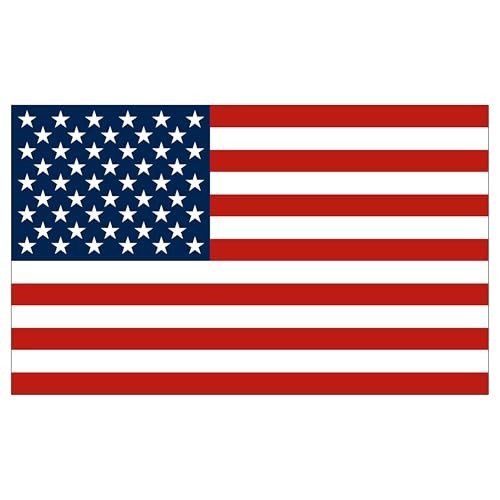 US United States of America USA Flag Car Truck Window Decal Sticker 3×5 Inch