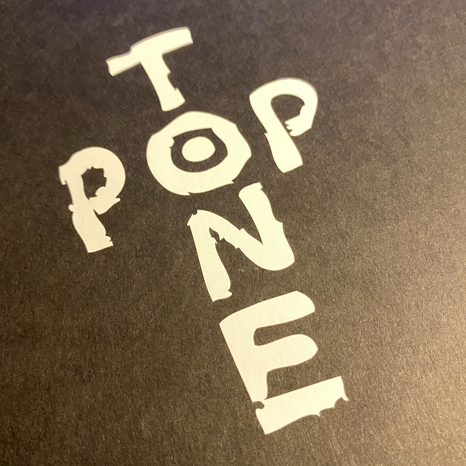 Vinyl Sticker – Poptone Logo (Bauhaus, Love and Rockets, Tones on Tail)