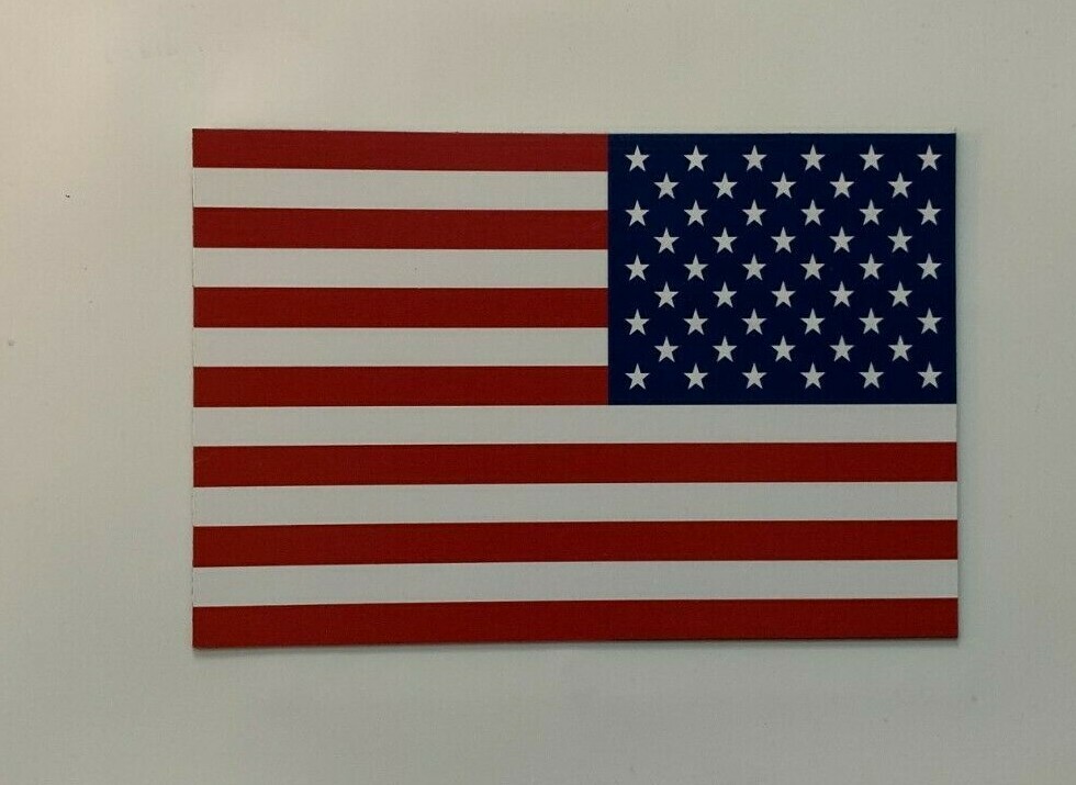 american flag magnet reverse direction car magnet 4" x 6" car truck flag magnet