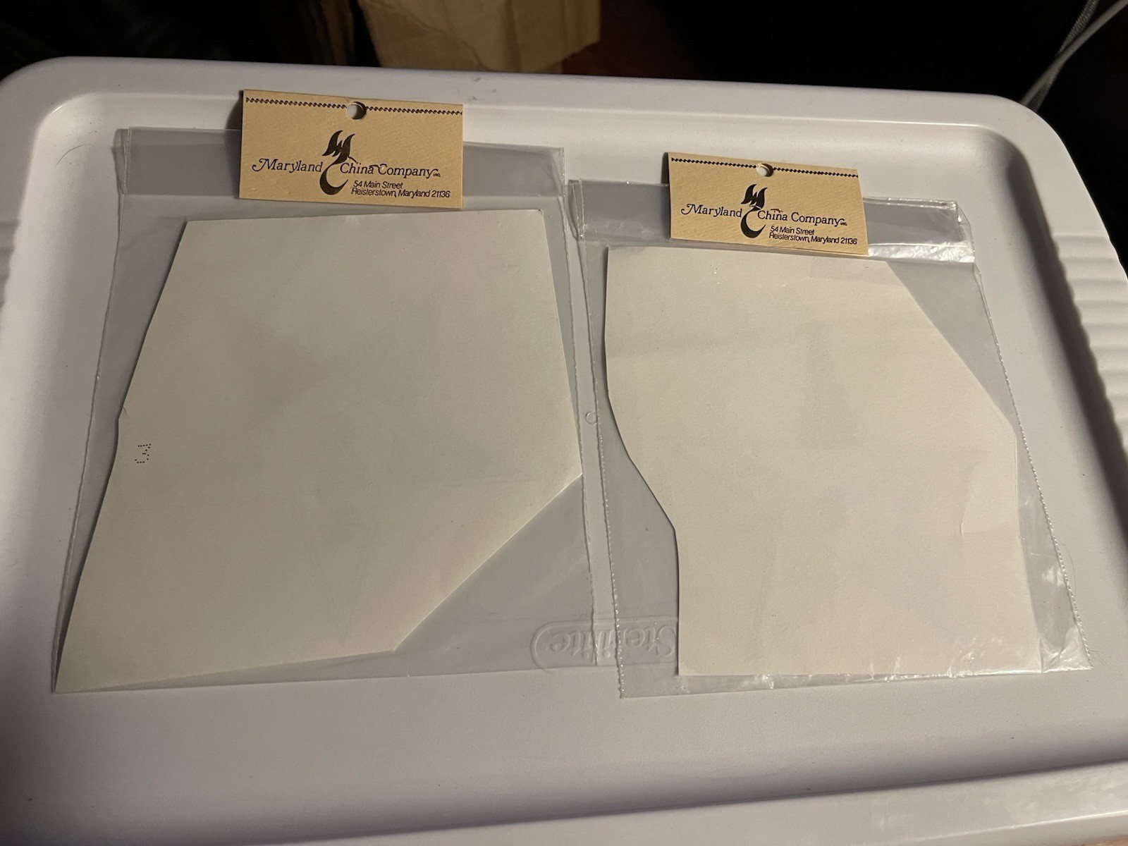 Order of the Eastern Star Superior Decals Lot of 2 Maryland China Company.