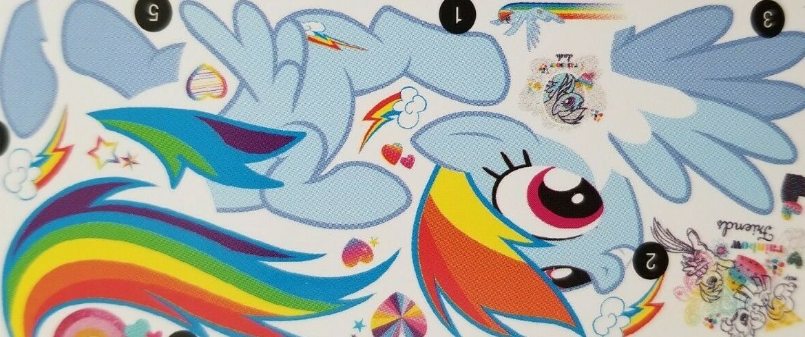 My Little Pony Mega Pack Giant Wall Decals NIP