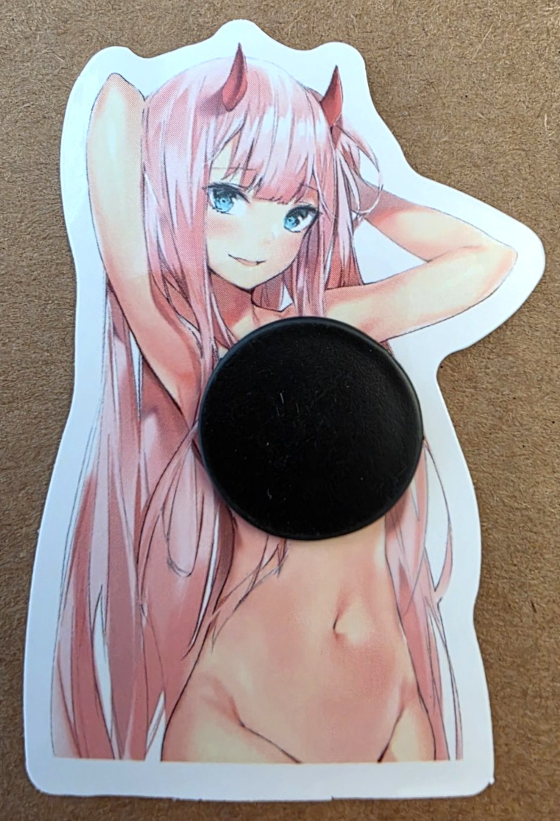Demon Sticker Waifu Monster Girl Vampire Goth Halloween Anime Manga Pin Up Pinup