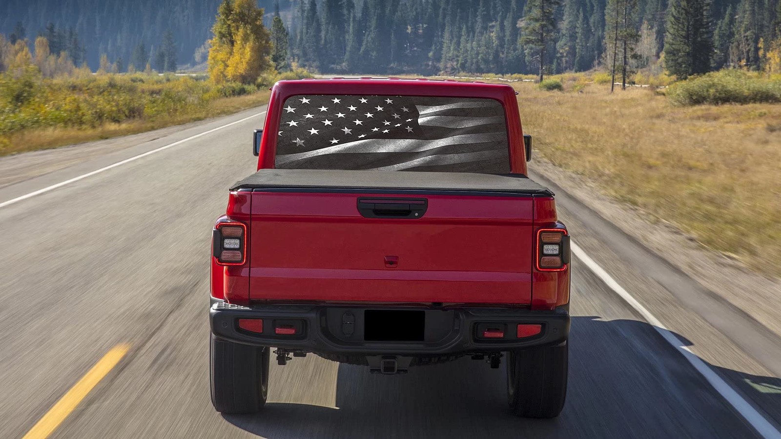 Truck Rear Window Graphic American Flag Decals, Patriot Truck Window Stickers…