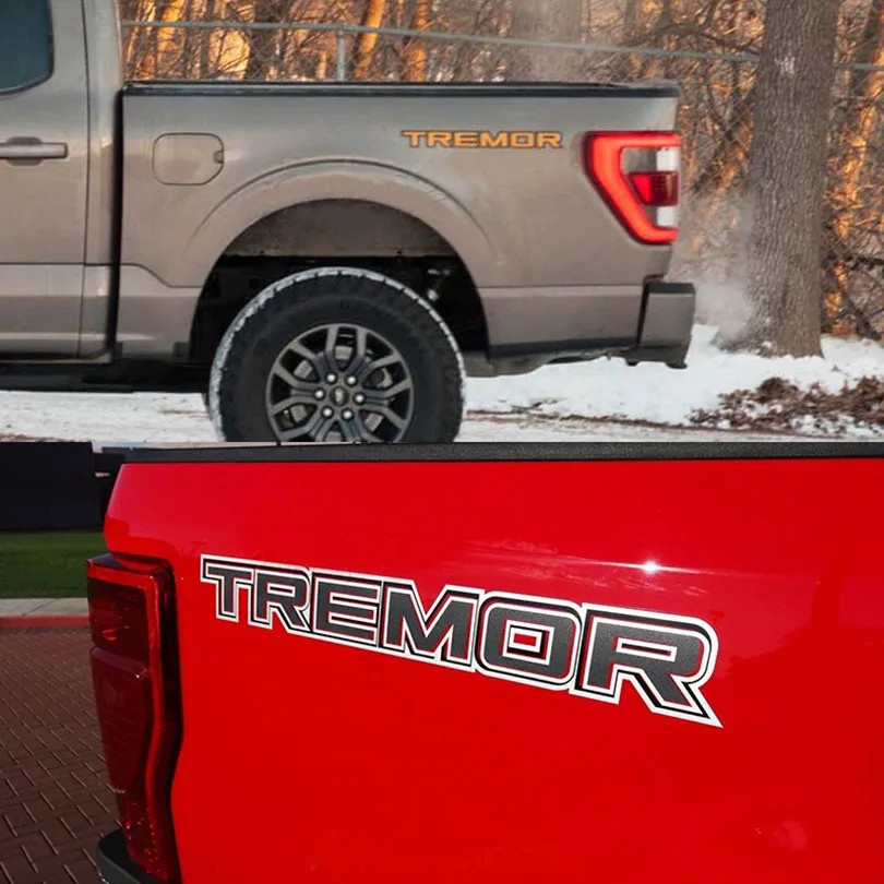 Aftermarket Off-Road Mountain Scratch Bedside Decal for Ford F-150 Tremor / Rang