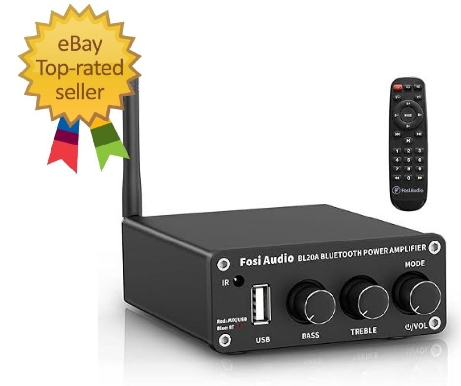 BL20A Bluetooth 5.0 Home Audio Stereo Amplifier Remote Control 200W