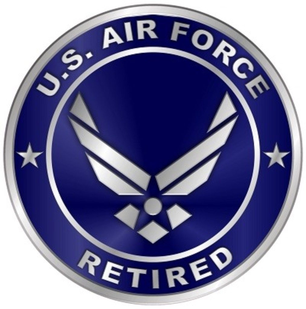 US Air Force Retired Car Wall Window Vinyl Decal Sticker Military