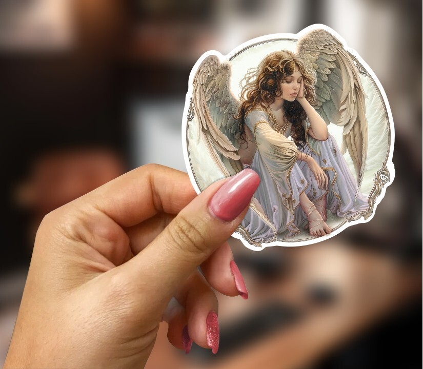 Angel Sticker, Peel N' Stick, Different sizes