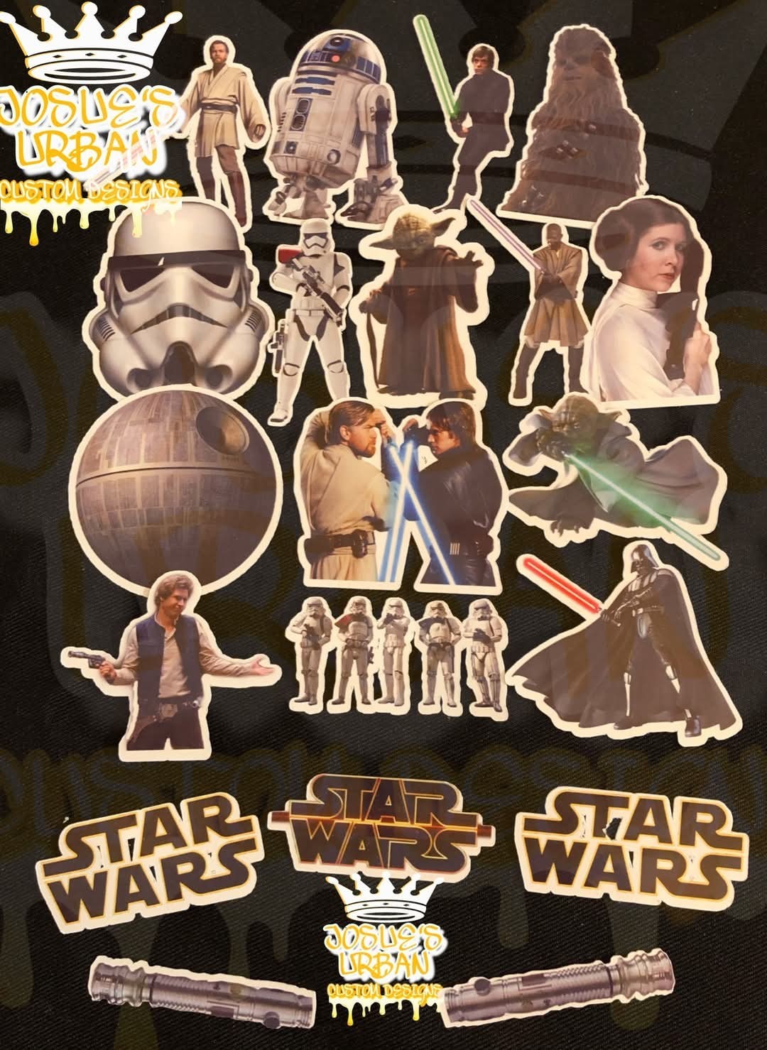 20 pcs Stickers: Star Wars Glossy Stickers