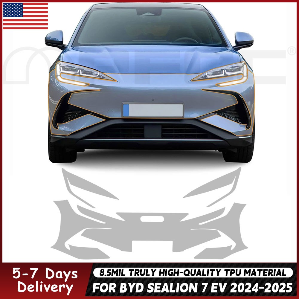 For BYD Sealion 7 EV 2024 2025 Precut Paint Protection Film Clear PPF TPU Glossy