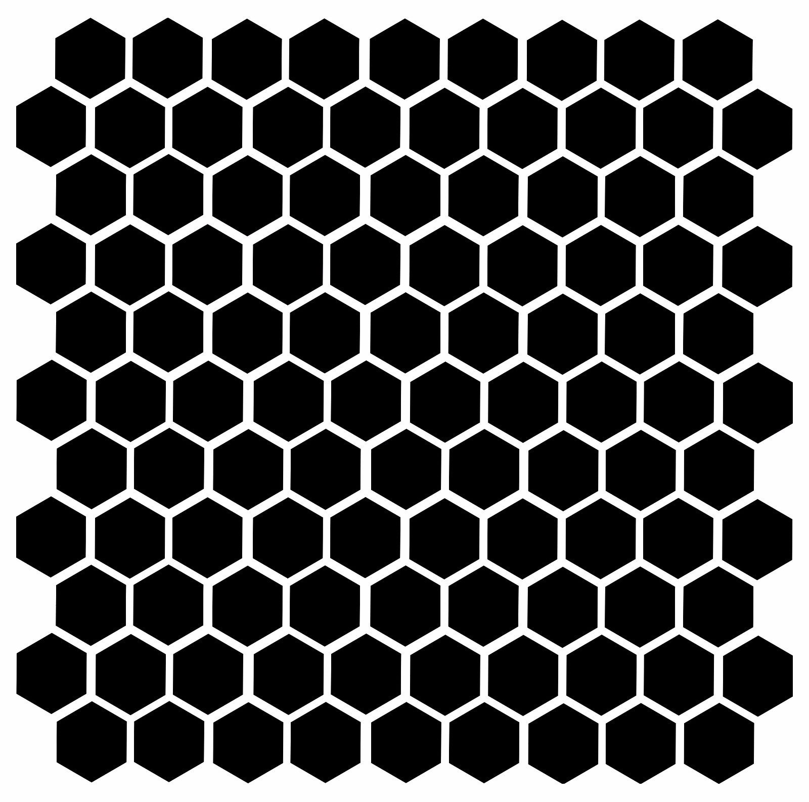Honeycomb (104) 1" Vinyl Decals Bee Honey Home Accent Geometric Die Cut Sticker