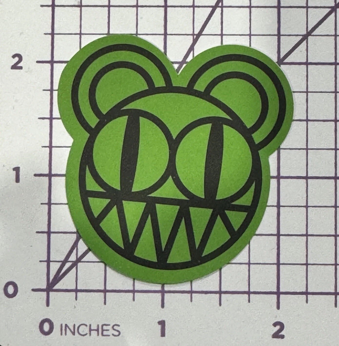 Radiohead Green Band Logo Alternative Rock Vinyl Decal Sticker EMO Music